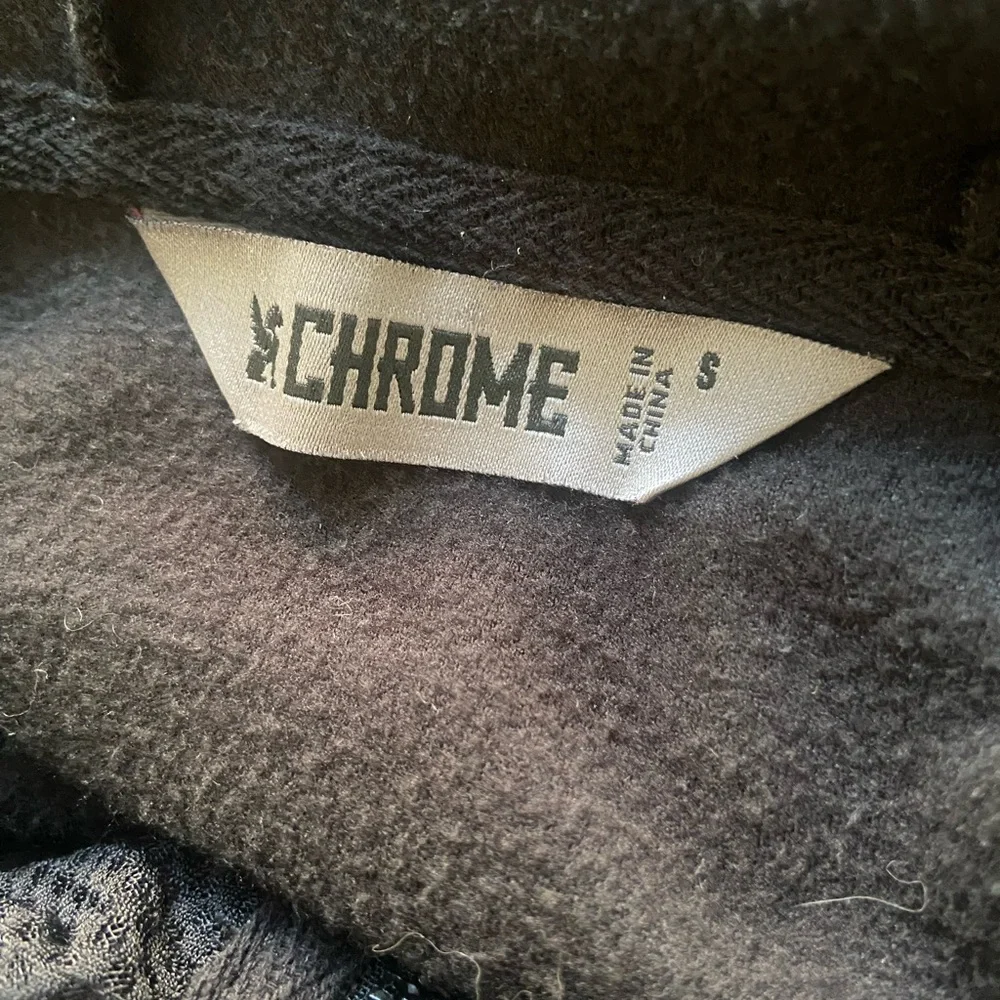 Chrome fleece Zip-Up Hoodie size small - Picture 4 of 4